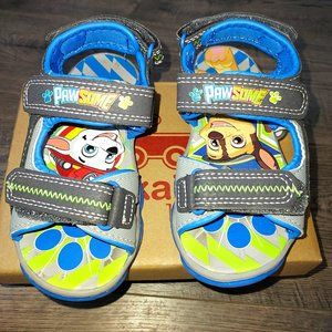 Paw Patrol Toddler Boy Sandals Size 8